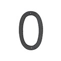 Gardengear 10 In Textured Modern Font Individual House Number 0 GA749507